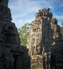 Fototapeta premium Faces of Bayon temple, Angkor, Cambodia