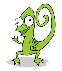 Funny chameleon