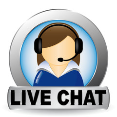 LIVE CHAT WOMAN ICON