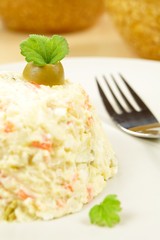 vegetarian salat