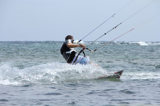 Kite surf - En action