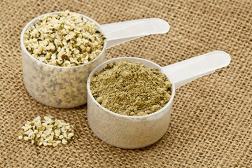 hemp protein powder and seeds