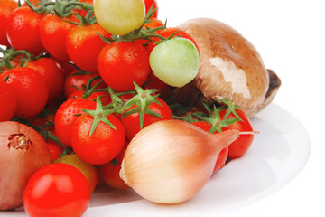 vegetables ready for salad