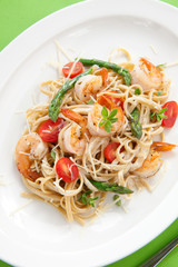 Whole Grain Shrimp Pasta