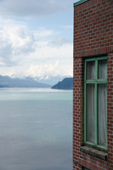 Window at Harrison lake