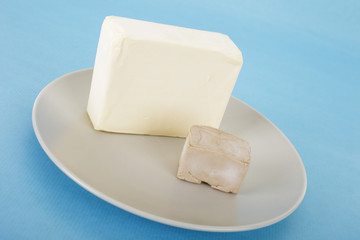 Butter und hefe