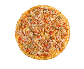 Pizza roasted ham