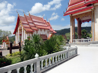 Wat Chalong Temple in Phuket, Thailand.