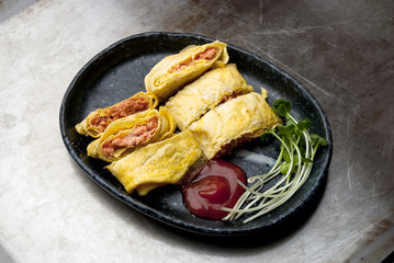 明太子入り玉子焼き