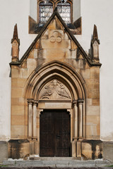 old wooden Church Door