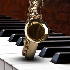 Saxophon Piano Hintergrund