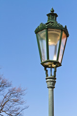 Fototapeta na wymiar Historic lamp-post w Pradze