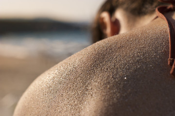 Sandy skin