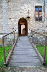 Fototapeta na wymiar castello di san pietro in cerro - emilia romagna