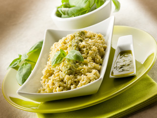 risotto with pesto sauce © Marco Mayer