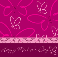 Happy Mother's Day butterfly card