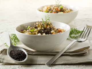 risotto with poppy seed and carrots,healthy food
