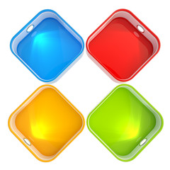 Shop window copyspace showcase isolated