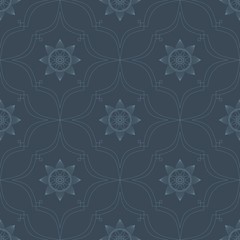 Seamless background pattern with flowers
