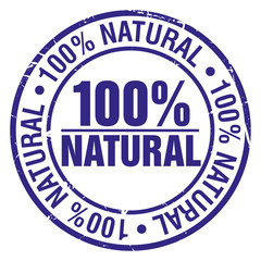 button stempel 100% natural ganz natürlich