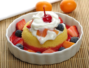 Dessert With Fresh Fruits