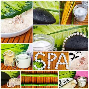 Spa collage - Beautiful conceptual images