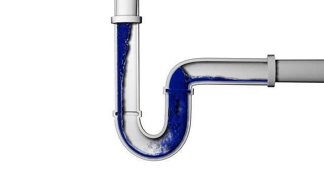 U Bend Blue Liquid Animation
