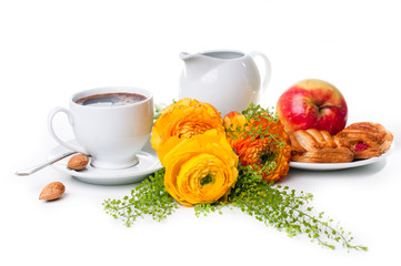 Elegant fresh breakfast