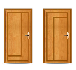 apartment wooden door