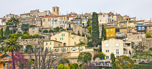 View of Biot, south of France