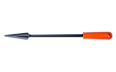 Garden tools on white background