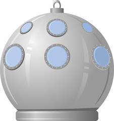 Illustration bathyscaphe. vector