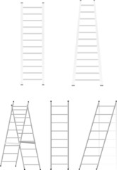 Set ladders. Vector