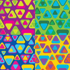 colored abstract seamless pattern
