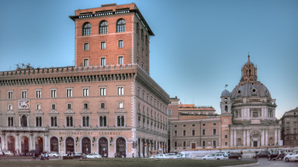 Roma, piazza Venezia, veduta parziale