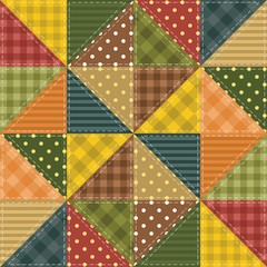 patchwork background with different patterns