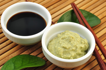 Wasabi,Sojasauce