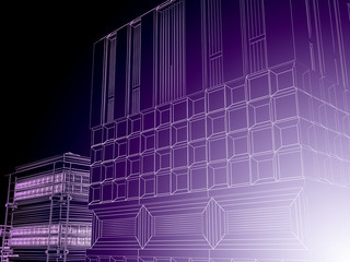 Abstract architecture background.