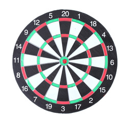 dart board isolated on white