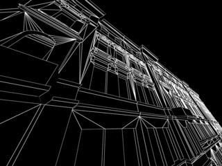 Abstract architecture background.