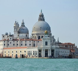 Fototapeta na wymiar Venice, Santa maria zdrowia, siedziba Dorsoduro