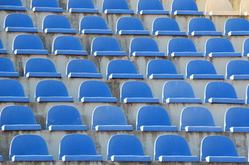 grandstand at the stadium