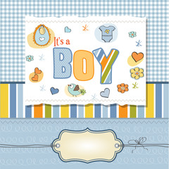 baby boy shower card