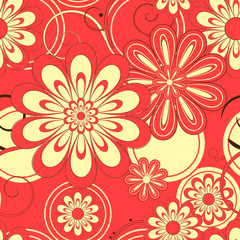 Flower seamless background