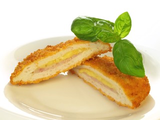 Ready dish, isolated
