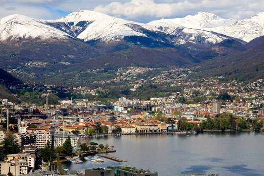 Lugano, Switzerland, Ticino, Lake Lugano
