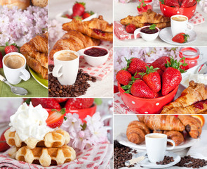 breakfast collage
