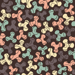 abstract seamless pattern on a dark background