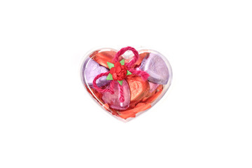 Obraz na płótnie Canvas Heart chocolate candy