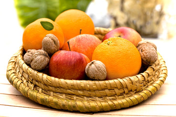 healthy mixed fruit